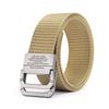 Мужской ремень Trend Double Loop Buckle ремень из холста Женский ремень с брюками-карго Джинсовый ремень Спортивный ремень на открытом воздухе Без перфорации
