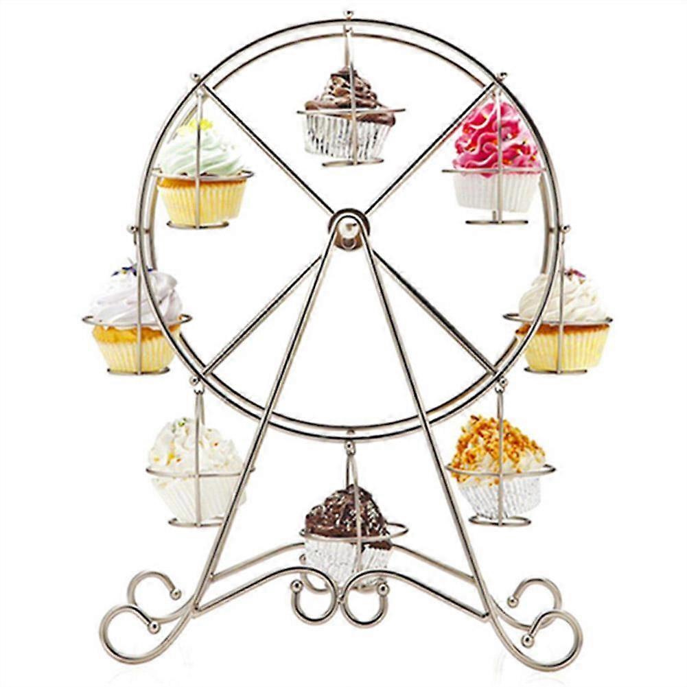 Подставка для кексов Charmed Ferris Wheel, 8 кексов для карнавальной и цирковой тематической вечеринки