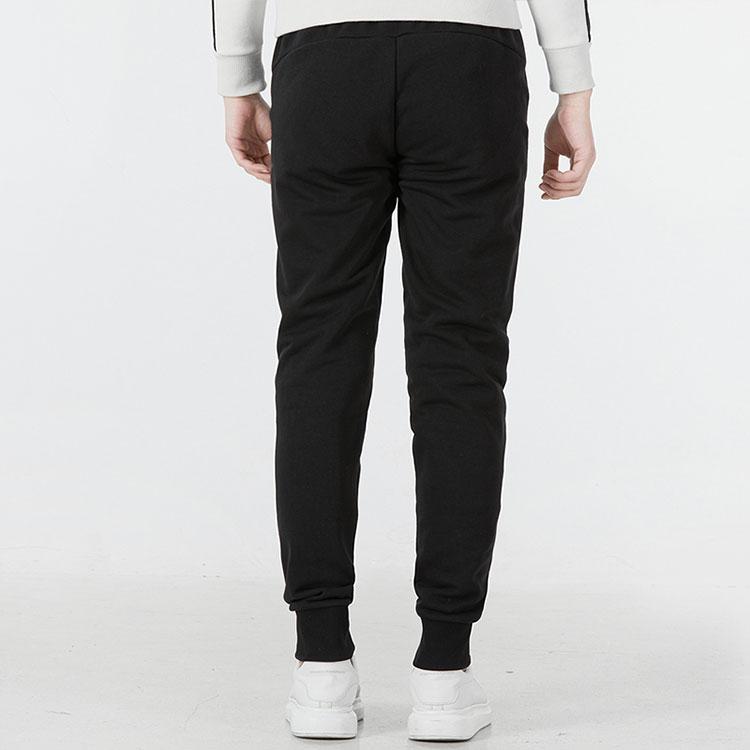 Puma Сплошной цвет с логотипом Jogger Sweatpants Мужские штаны Черный 656582-03