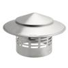 Stainles Steel Smoke Exhaust Pipe Rain Cap 75-200mm Stove Pipe Cover  Ventilation Ducts