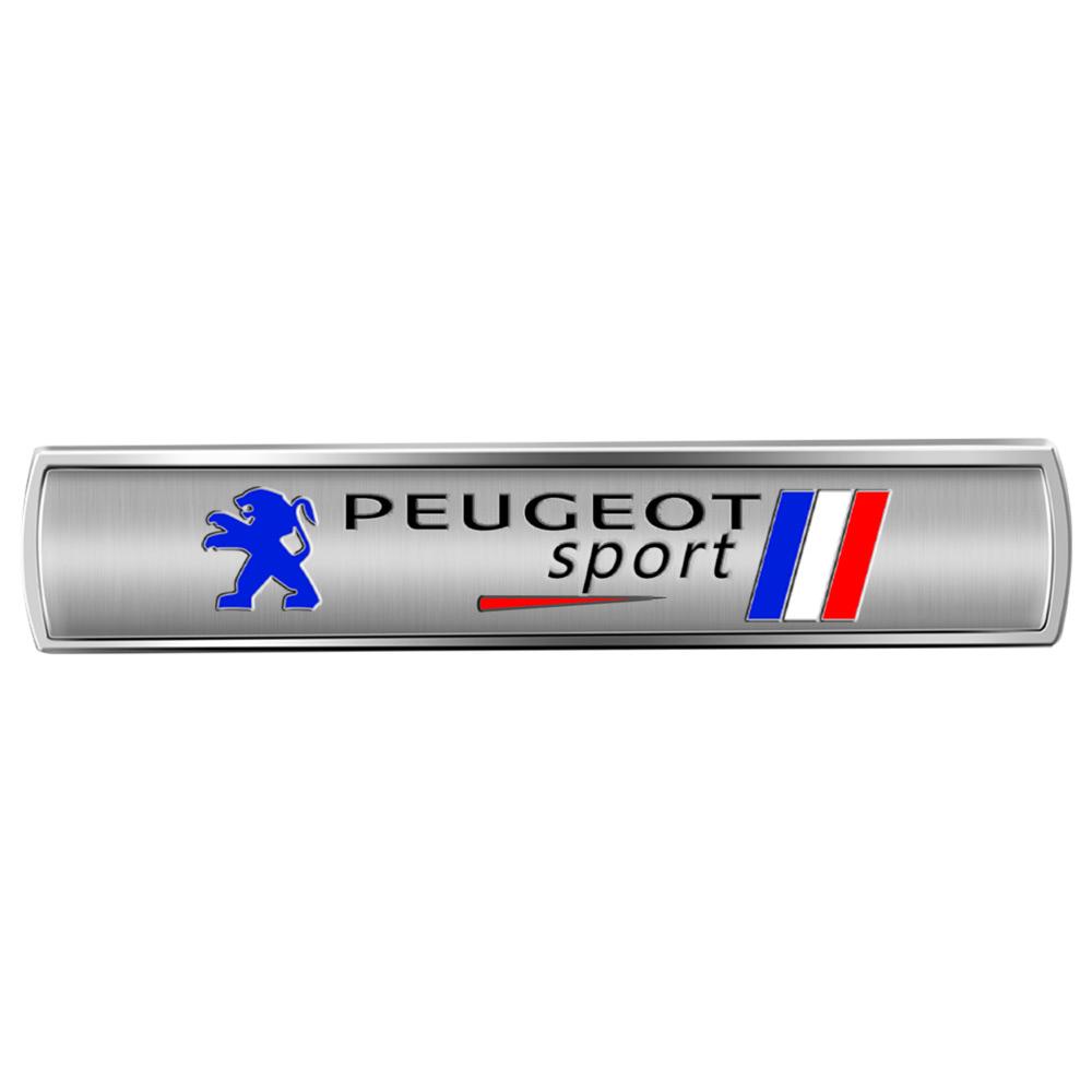 1pcs Metal Car Styling Emblem Car Body Side Window Badge Sticker For Peugeot 207 508 3008 206 208 407 308 508 307 106 108
