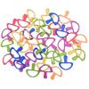 ZHENZHIZHE 60PCS Design Colorful Stitch Marker Rings for Weaving Yarn,Crochet Knitting Sewing Marker Accessories