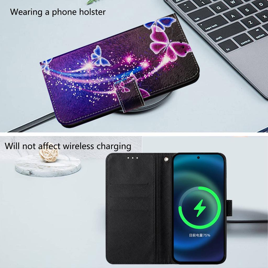 Чехол-кошелек WEFOR для Google Pixel 8 7 6 Pro 5XL 4A 5G с держателем для карт, книжка, ремешок через плечо, милый эстетичный чехол для телефона