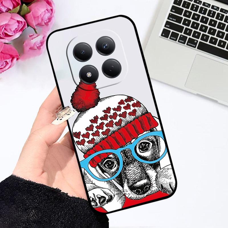 Чехол для телефона для Xiaomi Redmi Note 15 Note15 Pro Plus Pro+ 5G Ударопрочный бампер Мягкая ТПУ крышка Coque Note15Pro Силиконовые Fundas
