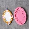 Silicone Mold Baking Vintage Photo Frame Shape DIY Fondant  Chocolate Mold Cake Decorating Tools