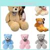 Teddy Giant Bear Plush Toy Stuffed Animal Doll Soft Decoration Birthday Gift
