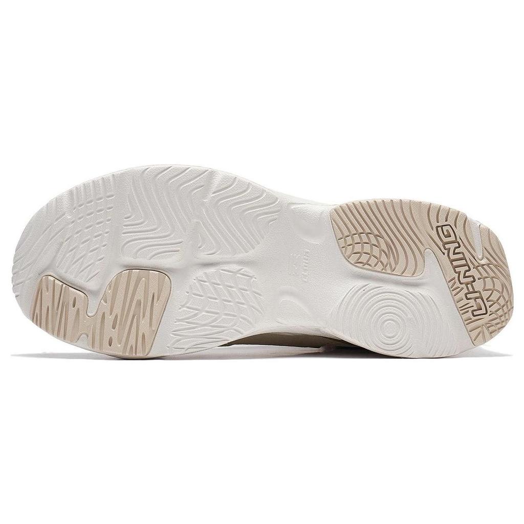 Li-Ning Defender Нескользящие износостойкие низкие повседневные туфли женские кроссовки Off-White AGLT128-3