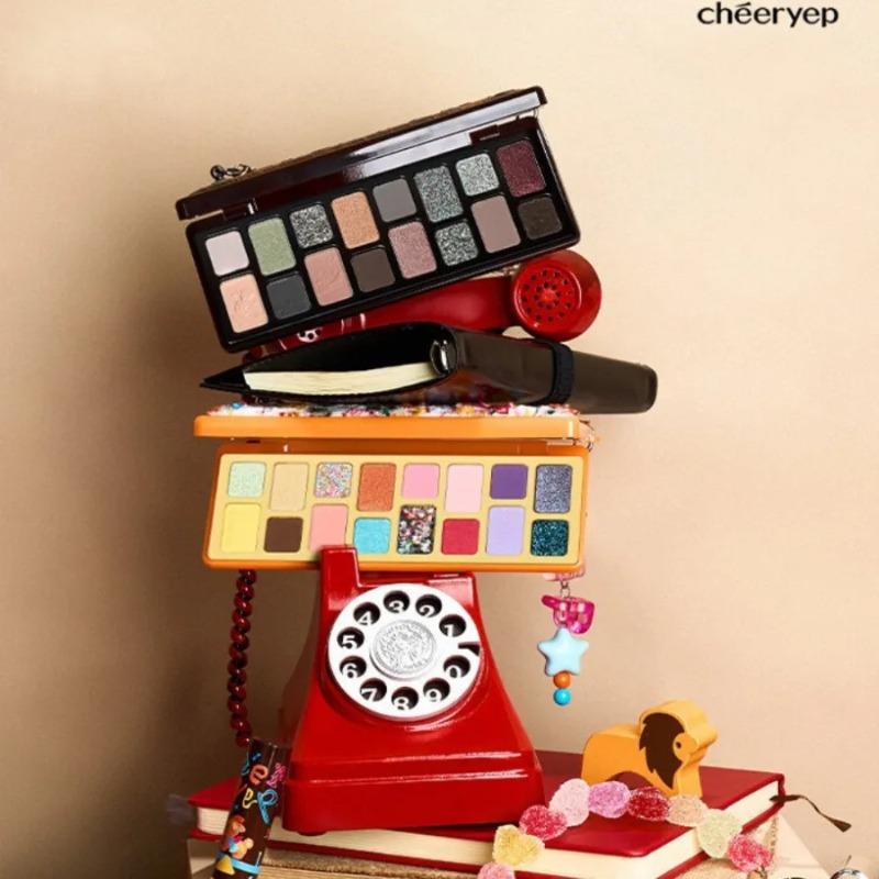 Cheeryep 16 Color Eye Shadow Palettes Glitter Matte & Shimmer,Natural Earth-Toned Long Lasting Makeup,Highlighter Shadow Pallet