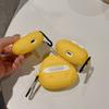 For AirPods Pro/Airpods Pro 2 Cartoon Cheese Silicone Cover Bluetooth-compatible Earphones Protective Case