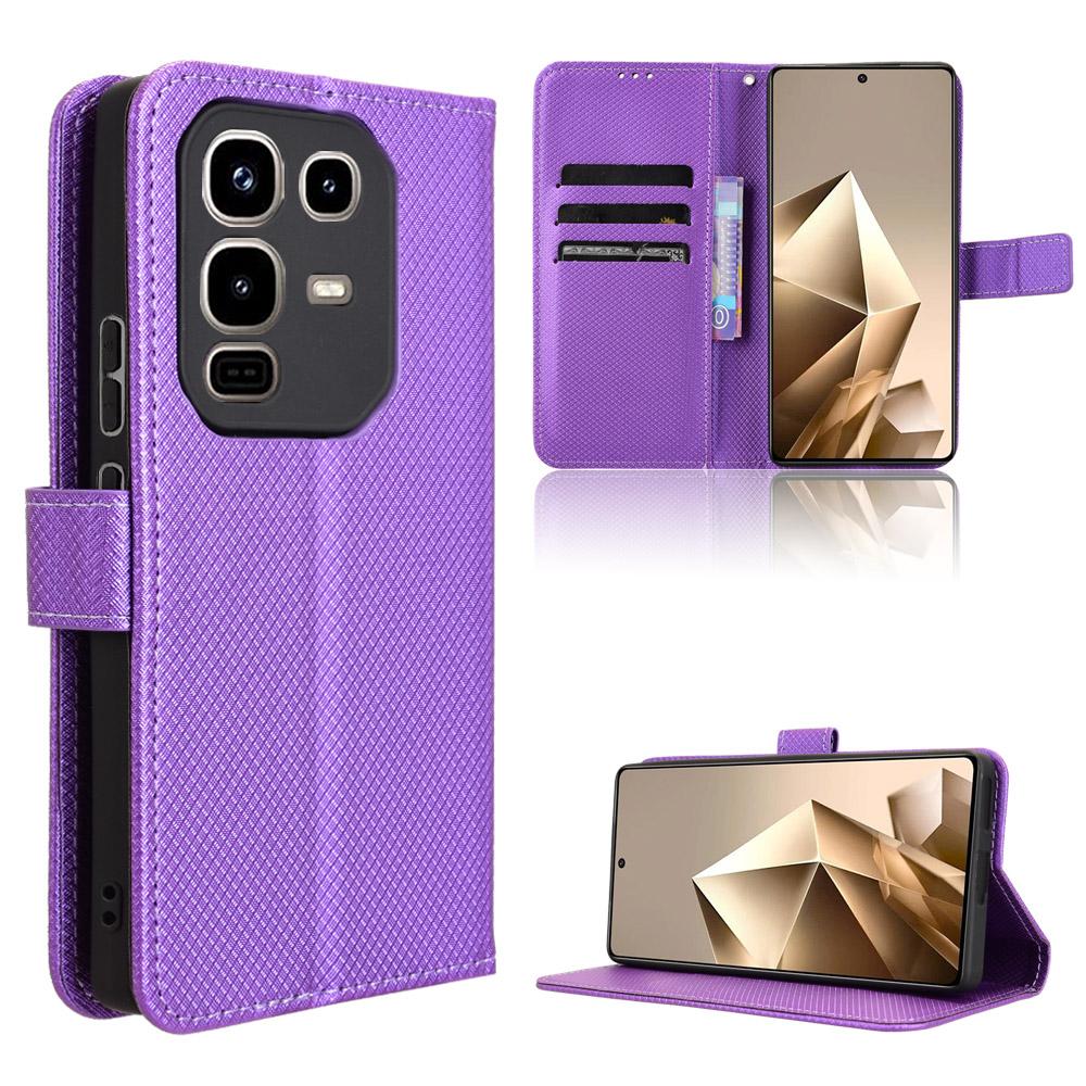 Флип-чехол для Infinix Note 50 Pro 4G из искусственной кожи с полной защитой корпуса [Flip Vintage Leather] Прочный ретро-чехол для телефона