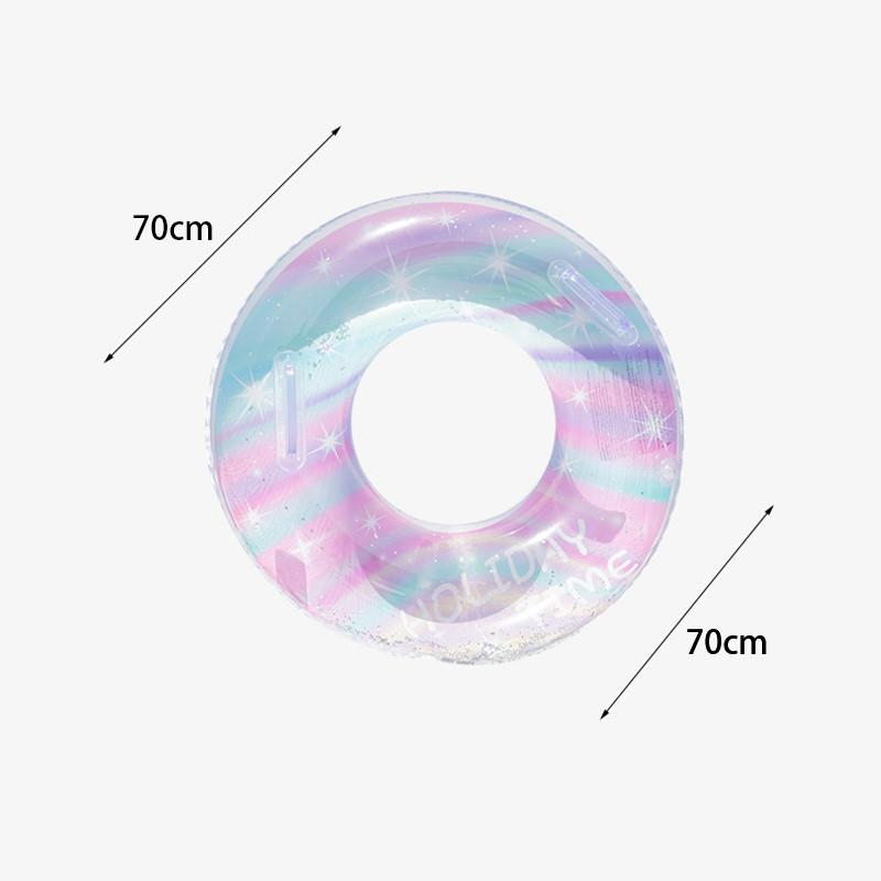 Новый блестящий детский плавательный круг с буквами для плавания ребенка, для младенцев, для мужчин и женщин, с ручкой, защита от переворачивания