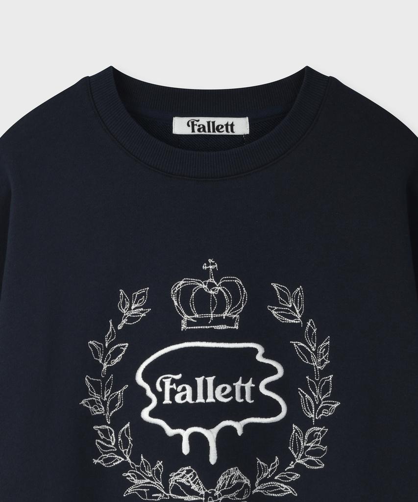 FALLETT Classic Ivy Sweatshirt Navy