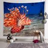 Underwater World Tapestry Sea Life Wall Art Aesthetics Decoration Wall Hanging Bedroom Dormitory Room Aesthetics Home Decoration
