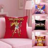 Anime She-Ra-Princess of Power Pillow Case Anti-dustmite Pillowcase Invisible Zipper Silky Short Plush Sofa Cushion Cover