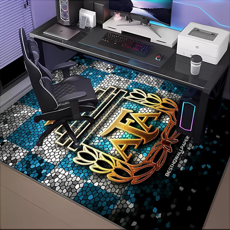 Argentina Football club Printed Office Carpet Chair Cushion  Entryway Rug, Rugs for Living Room, Bedroom Christmas gifts