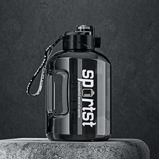 1.7/2.7 л Спортивная бутылка для воды с соломинкой Большой вместимости Герметичная Портативная Легкая Для улицы Велоспорт Тренажерный зал Фитнес Путешествия Чашка для питья