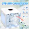 3 Speed LCD Mini Air Cooler Cool Cooling Fan Purify Humidifier 6 Colors LED NEW