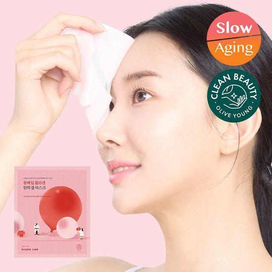 ROUND LAB Маска-гель Camellia Deep Collagen Elasticity (1 лист)