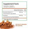 High Purity Cinnamon Capsules, 500mg Natural Cinnamon Extract, Nutritional Supplement