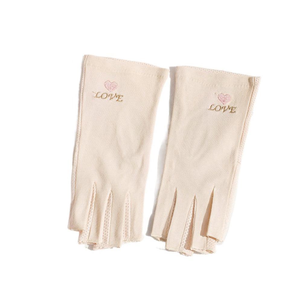 Новые перчатки без пальцев с защитой от солнца, дышащие, с защитой от УФ-лучей, перчатки для маникюра, высокоэластичные перчатки для езды и вождения, летние