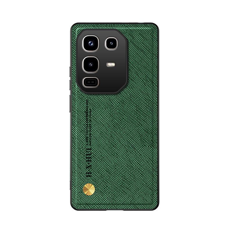 Чехол для телефона Infinix HOT60 Pro/Tecno Spark GO с кожаной текстурой, защитой от падений