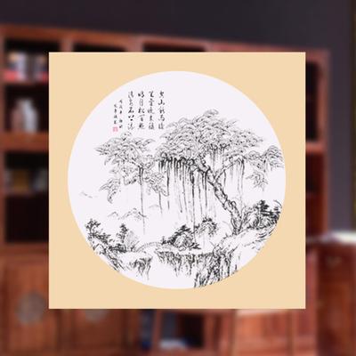 10 шт./компл., китайская художественная бумага, коллекционная толстая кисть в рамке, пустые картоны для письма с чернилами для школы