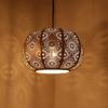 'Moroccan Grandeur' Hand-Etched Iron Wall Pendant Light for Living Room & Ceiling Hanging Lights (Without Bulb)