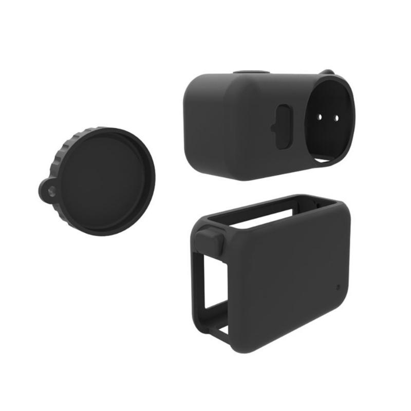 Silicone Protective Cover for Action Camera Body With Lens Cap Scratch Resistant Design