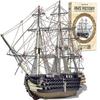Piececool 3D Puzzle Metal Victory Royal Navy First Class Ship of the Line Metallic Nano Puzzle 3D Puzzle Assembly Required No Glue Required 4 Star
