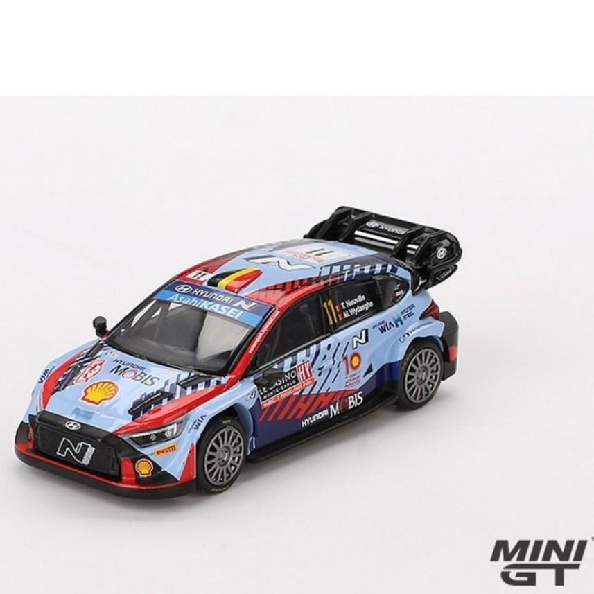 Hyundai i20 N Литье под давлением 1:38 / Hyundai i20 N Rally1 Hybrid #11 Победитель Ралли Монте-Карло 2024 1/64