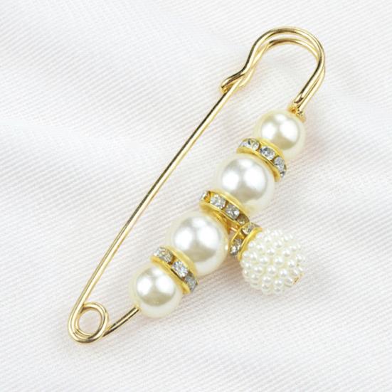 Брошь «Безопасность», тонкая работа, защита от воздействия, привлекательный искусственный жемчуг, женская безопасность