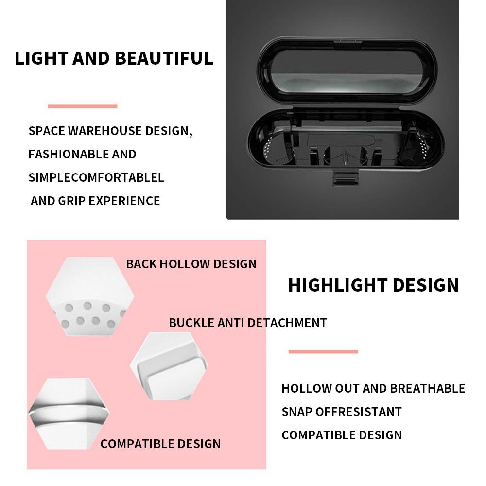 1 шт. Коробка для хранения электрической зубной щетки Дорожный чехол для электрической зубной щетки - Пыленепроницаемый и удобный - Подходит для хранения Philips Or
