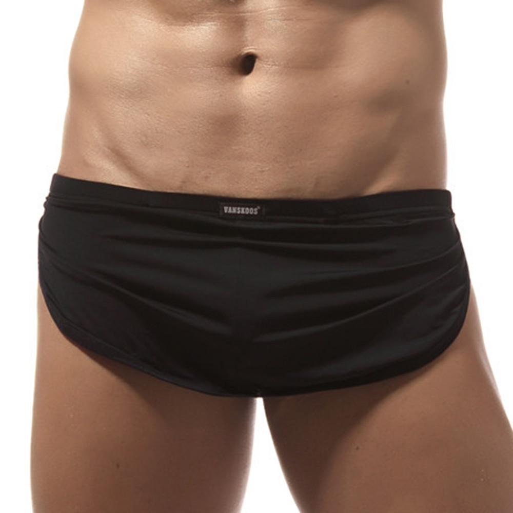 Mens Home Pant Casual Shorts With Penis Pouch Thong Elastic Trunks Underwear