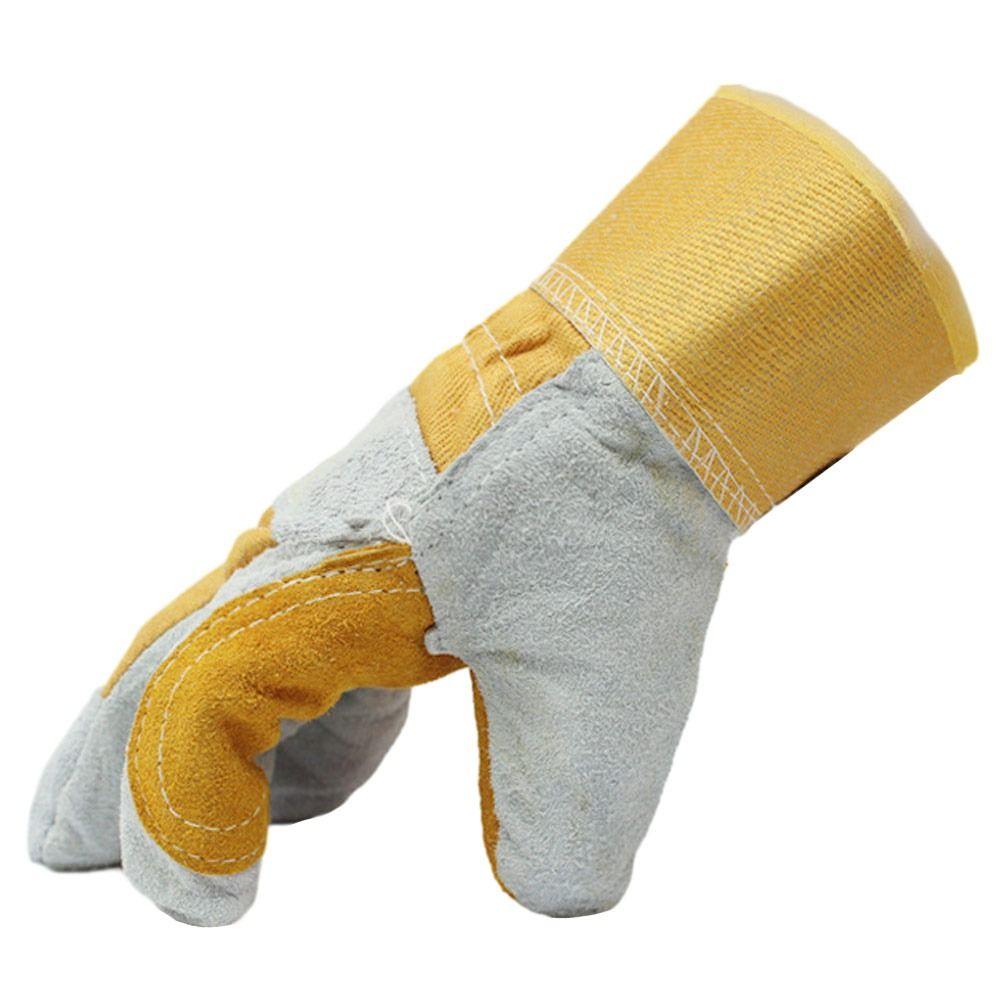 Wear-resistant Leather Working Gloves Labor Protection Welder Work Gloves Cowhide Welding Gloves