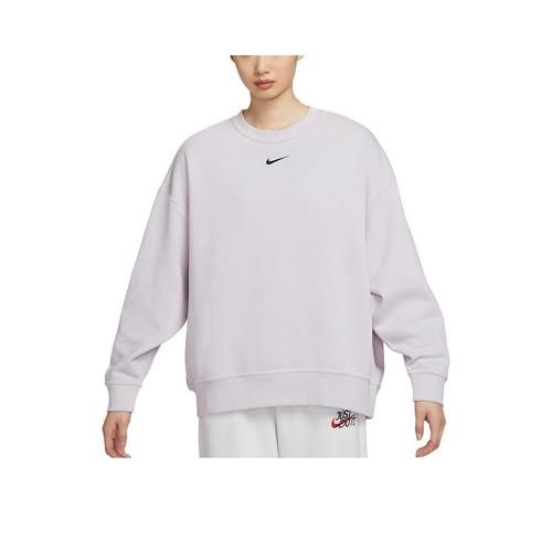 Nike Женская теплая толстовка с длинным рукавом из серии «Спортивный образ жизни» фиолетового цвета