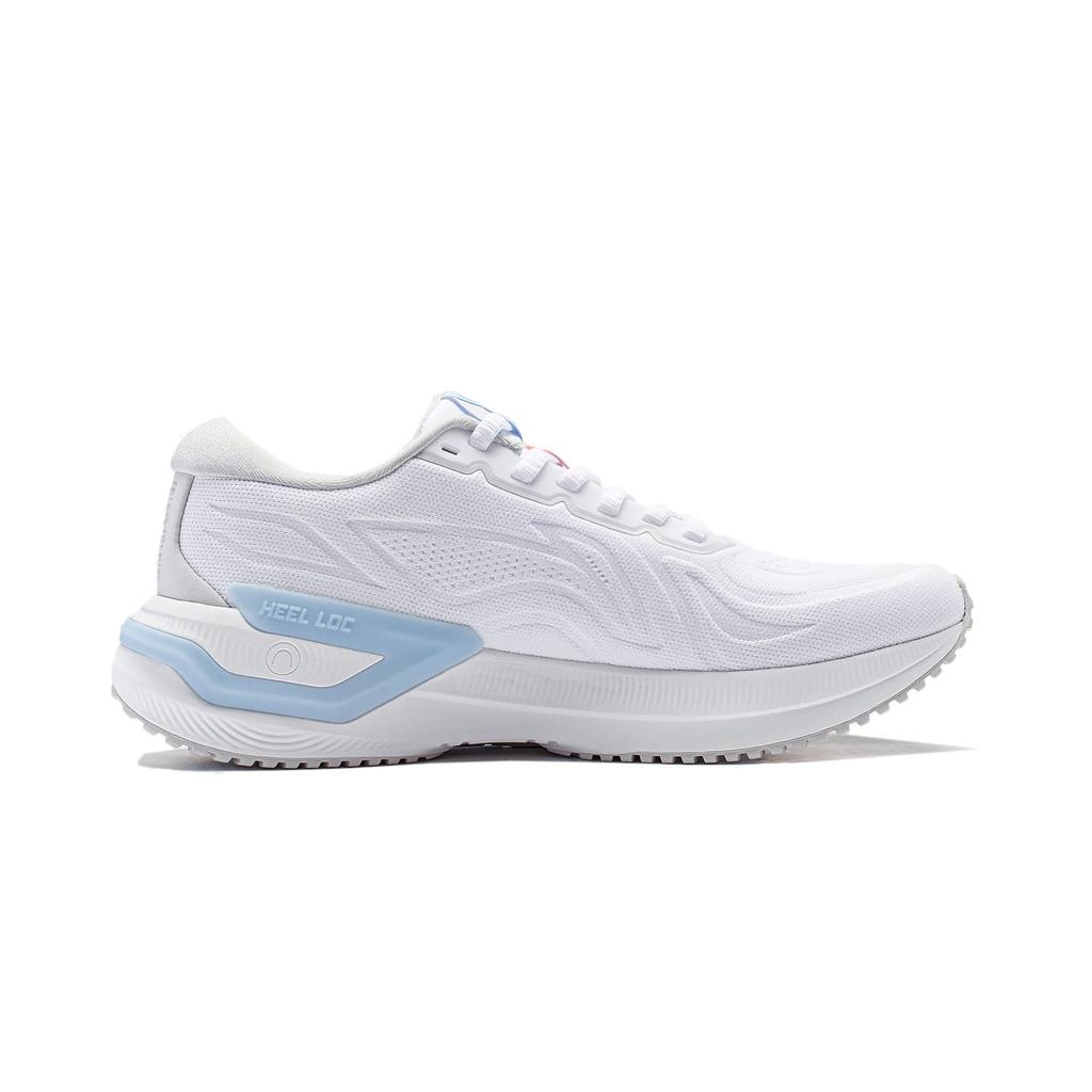 Li Ning YueYing 3.0 Амортизирующие Дышащие Низкие Повседневные Беговые Кроссовки Женские Бело-серые ARHU004-1
