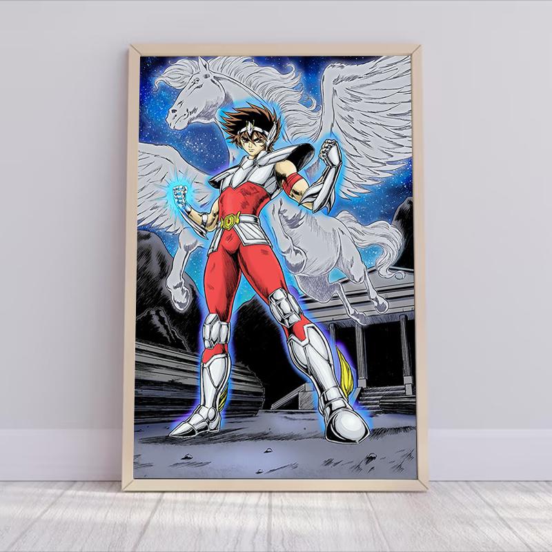 Saint Seiya Anime Poster Home Decoration Posters for Wall Decoration Painting on Canvas Decorative Paintings Room Decor Art the