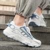 2025 популярная мужская обувь весна и лето новая дышащая сетчатая спортивная повседневная обувь модный тренд платформа папины кроссовки