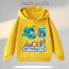 Octonauts 1-8-year-old Hooded Sweatshirt for Boys, Girls' Casual Top with Digital Cartoon Print, Long Sleeve for Autumn/Winter