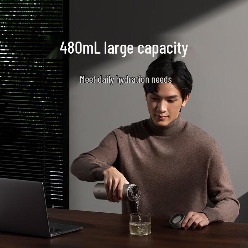 Xiaomi Mijia Ti2 Термокружка-заварник из чистого титана 480 мл