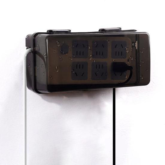 Outdoor Waterproof Power Strip Box Rain-proof Weather Proof Wall Mount Electrical Box