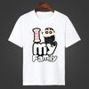 2026 Summer Comic Form Crayon Shinchan Image 100 Cotton Printed Oversize Casual Tshirt Adult Children Parentchild Top y2k