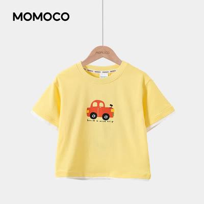 Модная футболка с коротким рукавом для мальчиков MOMOCO
