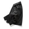 Mens Slim Fit PU Leather Jacket Casual Biker Style Fall Winter Outerwear Young Adults