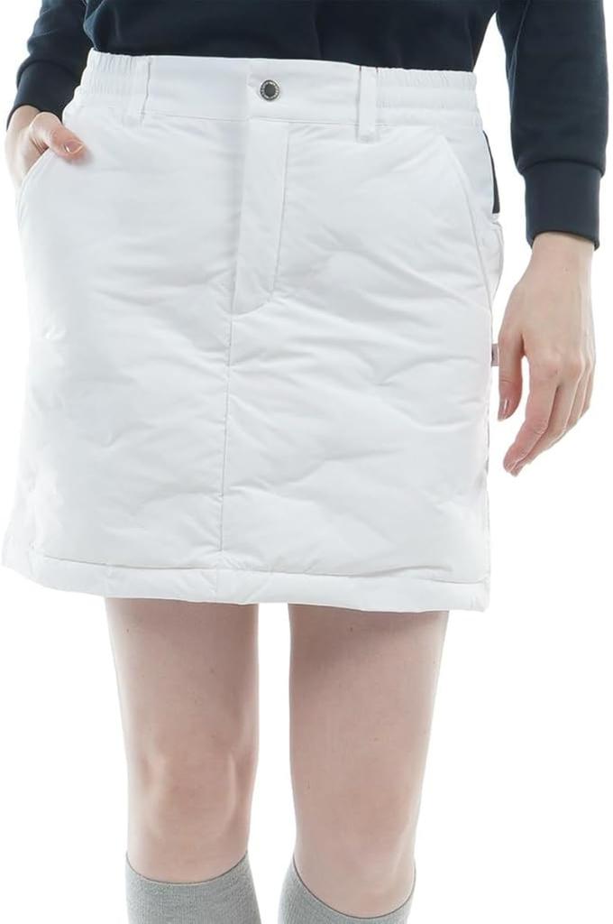 New Balance Padded Golf Skirt and Women's (Stretchable, Water-Repellent, Warm) / 012-5234504 030_White