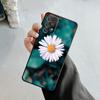 Чехол с зелеными побегами розы и тюльпанов для Samsung Galaxy A14 A73 A53 A71 A51 A31 A33 A22 A12 A21s A13 A32 A52s A72 A52 A23