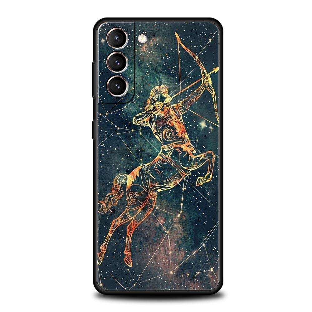Чехол для телефона "Лунная Галактика Вселенная" Для Samsung Galaxy S26 Ultra S25 Plus S24 FE S23 S22 5G S21 S20 Черный Мягкий