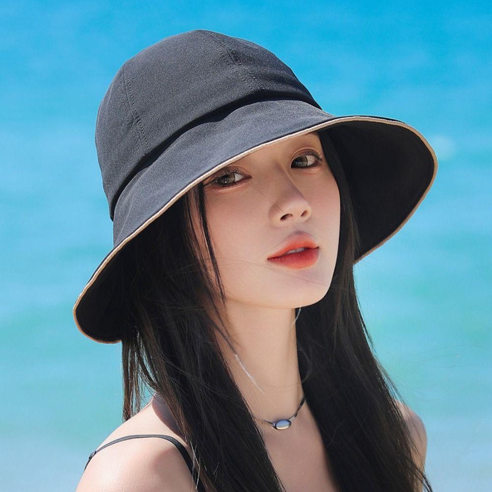 Breathable Sun Hat UV Protection Summer Beach Hat Fashion Women Bucket Hat