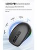 Беспроводная RGB-мышь M106 USB-C, двухрежимная и перезаряжаемая, для настольного компьютера, ноутбука и планшета