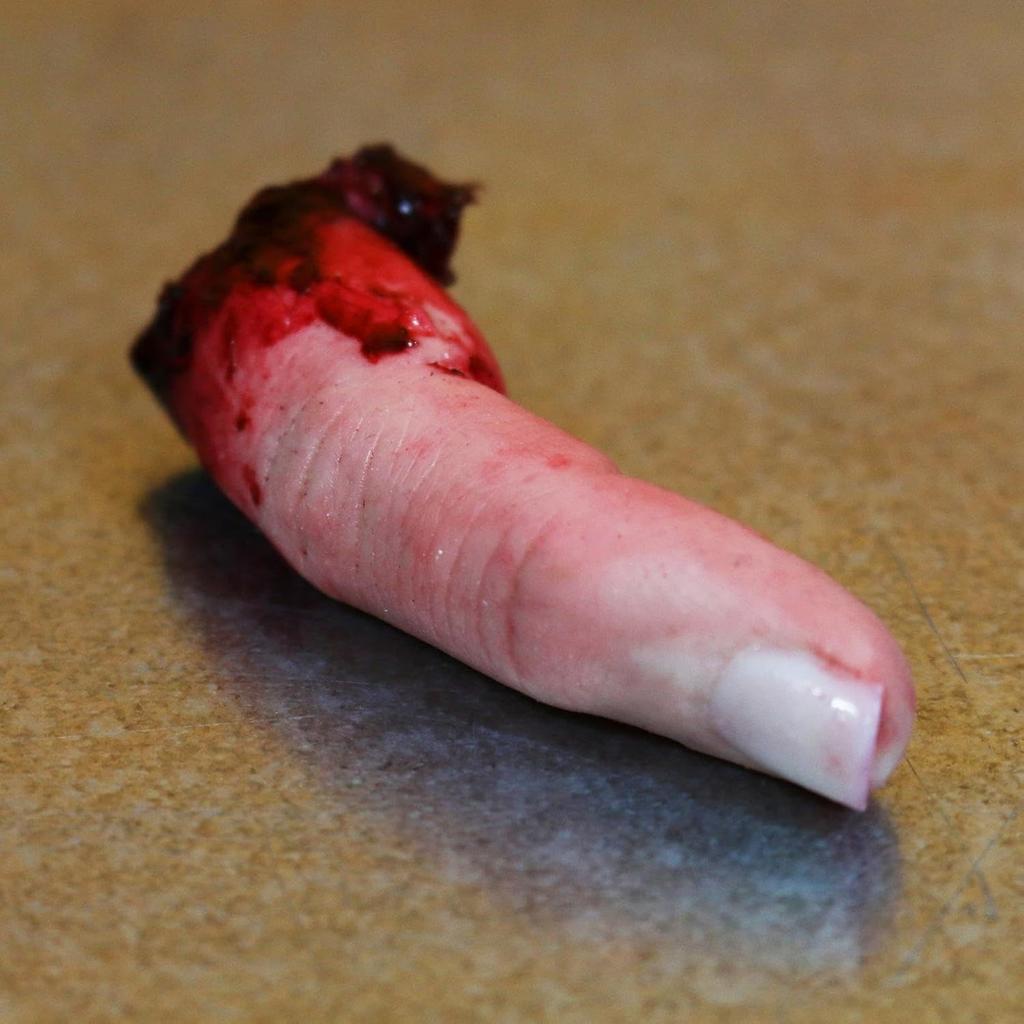 Horror Bloody Finger Prank Or Prop Bloody Severed Finger, Ideal Props For Halloween